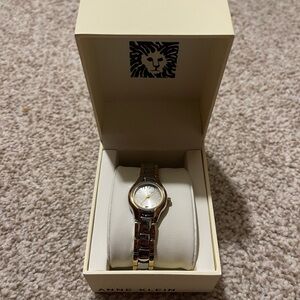 Anne Klein Gold and Silver Women's Watch